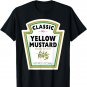 Group Condiments Funny DIY Halloween Costume Yellow Mustard T-Shirt