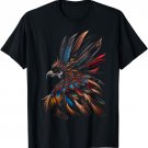 Eagle With Colored Feathers Graphic Tees Men Women Boy Girls T-Shirt