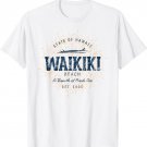 Vintage Retro Style Waikiki T-Shirt