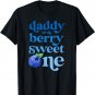 Daddy Dad First Birthday Berry Sweet One Blueberry 1st Bday T-Shirt