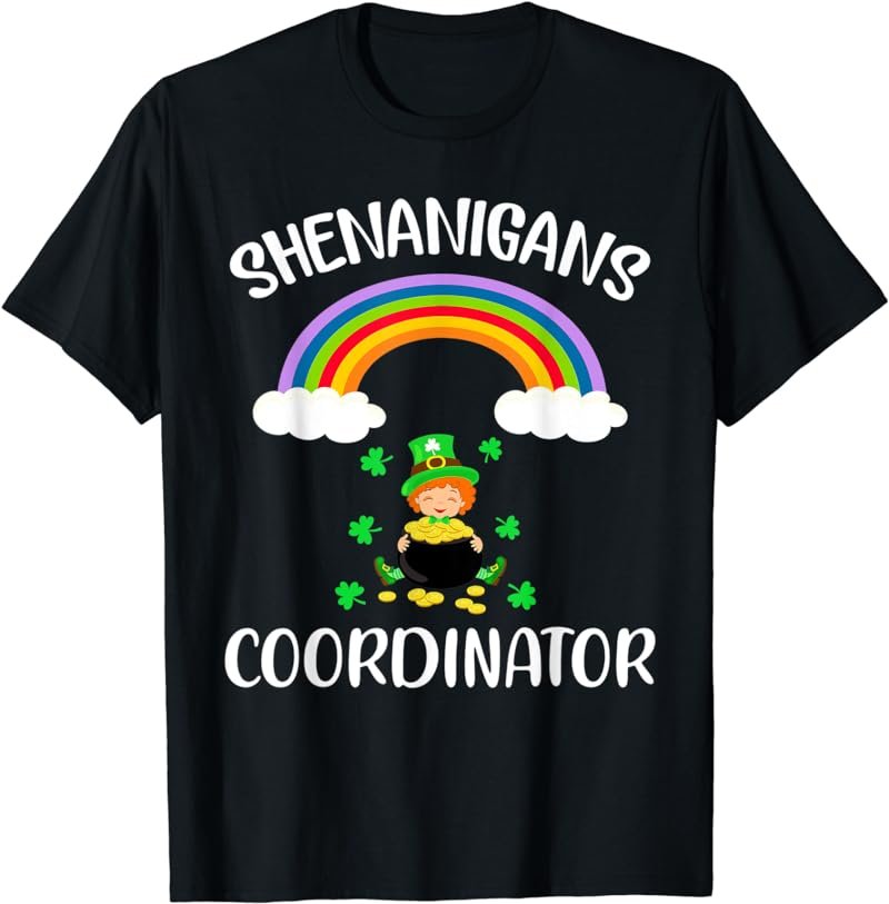 Shenanigans Coordinator Vintage St Patrick's Day Funny Gift T-Shirt
