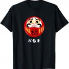 Kawaii Daruma Doll Japanese Kanji Cute Daruma T-Shirt