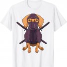 Dachshund Ninja Dog Cute for Wiener Doxie Lovers T-Shirt