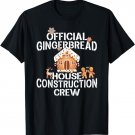 Official Gingerbread House Construction Crew Decorating T-Shirt