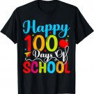 Happy 100th Day of School 100 Days of School Teacher Student T-Shirt