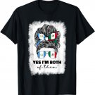 Half Mexican And Guatemalan Mexico Guatemala Flag Girl Women T-Shirt