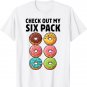 Donut Check Out My Six Pack Doughnut Lover Funny Gym Workout T-Shirt