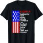 American Flag A Scout Is Trustworthy Friendly Courteous T-Shirt