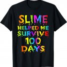 2018 I Survived 100 Days of School Slime T-Shirt