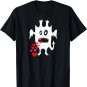 Monster Anti Valentine Vomit Vomiting Throwing Up Hearts T-Shirt
