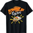 Powered By Gyros Shirt | Cute Mediterranean Dish Tee Gift