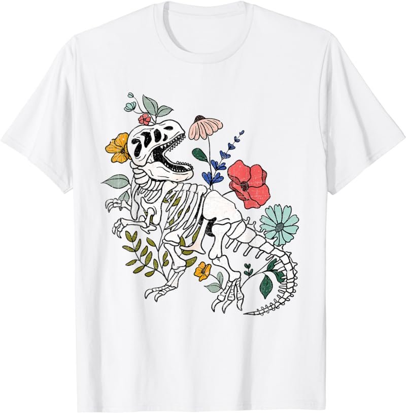 T-Rex dinosaur bones dinosaur skeleton fossil paleontologist T-Shirt