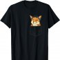 Fox Face Fox With Headphones Bag Fox Cute Men Ladies T-Shirt
