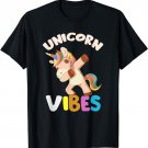 Unicorn Vibes Fantasy Animal Fairytale Cute Dabbing Unicorn T-Shirt