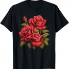 Rose Art Flower Roses Lover Gardener Floral for Women T-Shirt