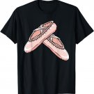 Pink Ballet Pointe Shoes Cute Ballerina Dancer Girls Gift T-Shirt