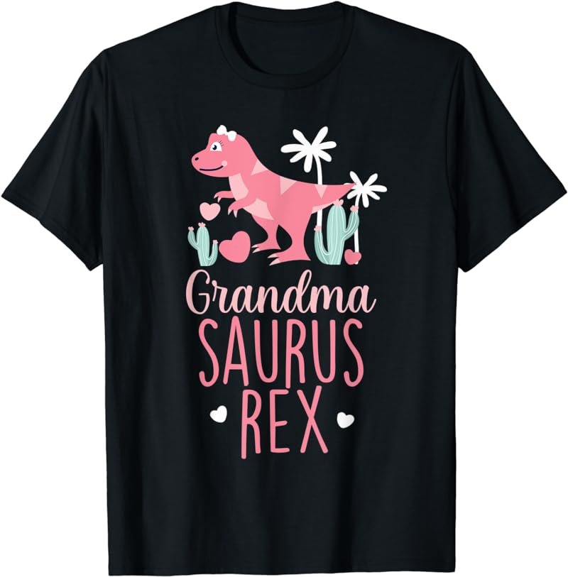 Grandma Saurus Rex Dinosaur Kids T-Shirt