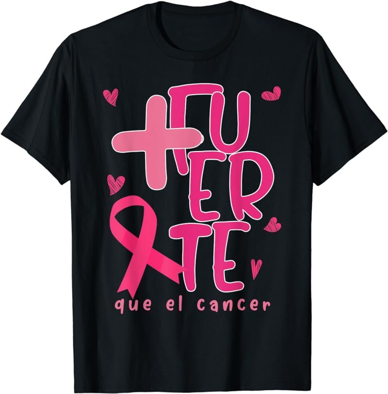 Cute Breast Cancer Support Espanol We Wear Pink Spanish T-Shirt