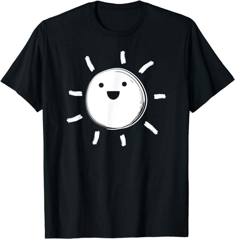 Smiling Sun Sunshine Happy Smile Kids Teachers T-Shirt