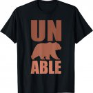 Un Bear Able T Shirt Cute Bear Pun Shirt Men Women Kids