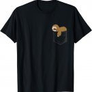 Naptime Cute Sleeping Kawaii Baby Sloth In Your Pocket T-Shirt