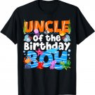 Uncle Under Sea Birthday Party Boys Ocean Sea Animals Themed T-Shirt