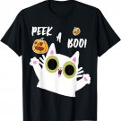 Peek A Boo Cat Funny Cute Halloween Baby Kids Video Song T-Shirt