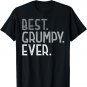 Mens Grumpy Tshirts for Grandpa Men Father's Day Best Grumpy Ever T-Shirt