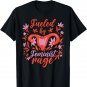 Fueled By Feminist Rage Womens Rights Female Feminism Girls T-Shirt