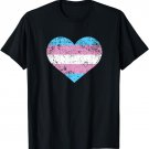 Transgender Heart LGBTQ Pride Month Love Flag Gift T-Shirt