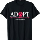 Rescued Is My Favorite Breed Adopt Don't Shop Dog Lovers T-Shirt