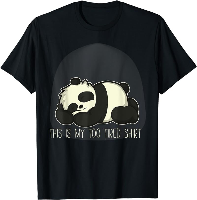 Funny Panda Bear Cute Shirt For Children Youth And Adults T-Shirt