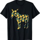 Pineapple Hawaiian Mule Women Men Print Donkey Girl Gift T-Shirt