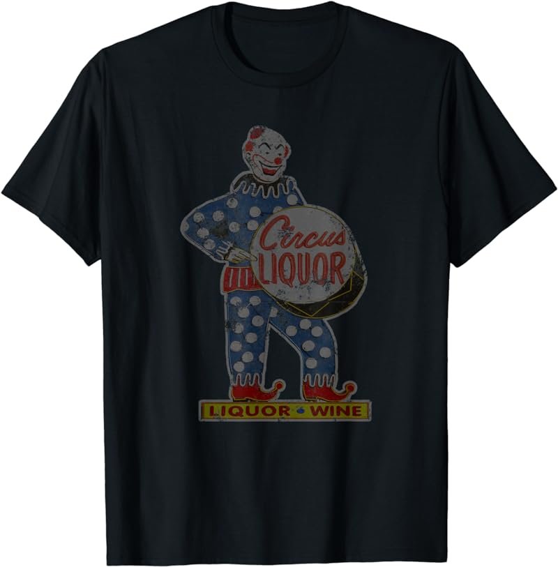 CIRCUS LIQUOR Distressed T-Shirt