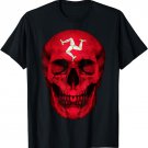 Isle Of Man Flag Skull Manx Roots Proud Patriotic T-Shirt
