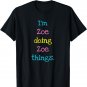 Zoe Cute Personalized Text Kid's Gift Top For Girls T-Shirt