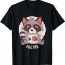 Cute Raccoon Funny Russian T-Shirt