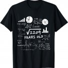 Square Root 47 Year Old Gift Funny Teacher 47th Birthday T-Shirt