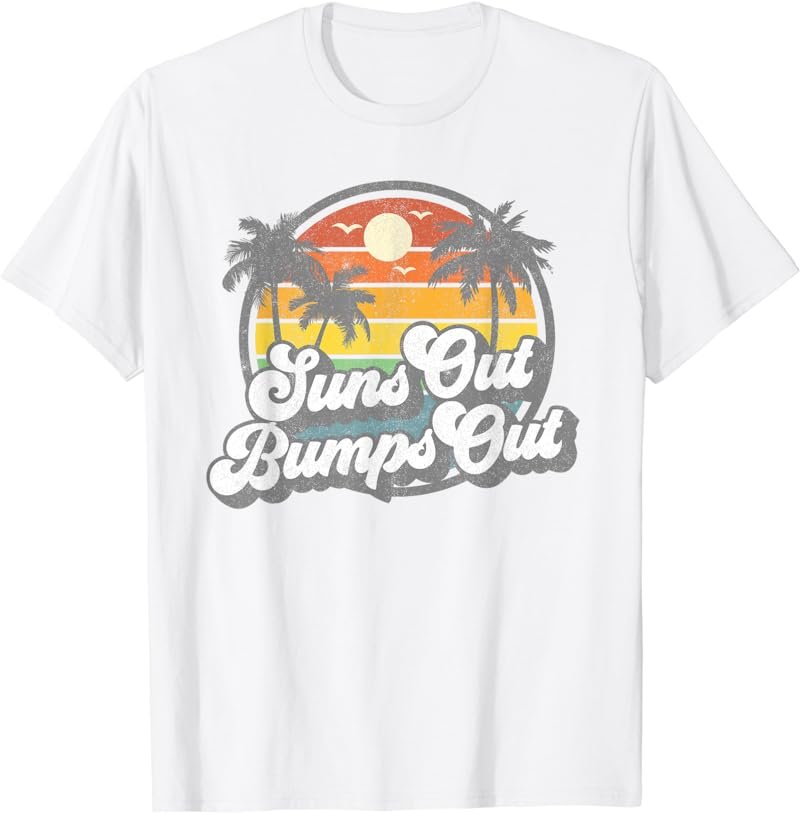 Suns Out Bumps Out Beach Funny Pregnancy Cute Maternity Gift T-Shirt