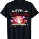Cute Corgi Dog Valentine's Day Dog Lovers Men Women Kids T-Shirt