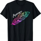 Indigenous Feather Tee Native American Muscogee Tribe T-Shirt