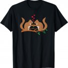 Squirrels in Love Sharing a Nut - Red Hearts T Shirt T-Shirt