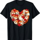 Guinea Pig Heart Funny Valentines Day Gift Kids Girls Womens T-Shirt