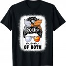 Mom Of Both Volleyball And Basketball Mom Mama For Women T-Shirt
