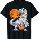 Halloween Shirts for Boys Men Dinosaur T rex Mummy Pumpkin T-Shirt