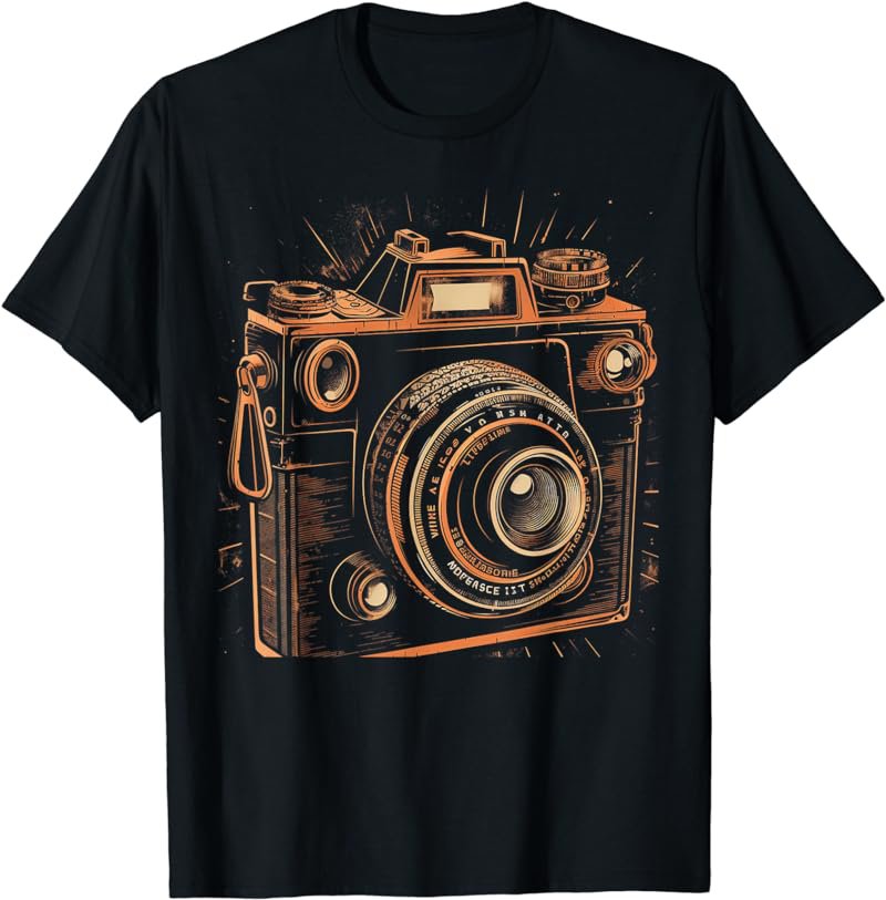 Retro Vintage Camera Photography Lover Photographer Gifts T-Shirt