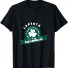 Captain Team Shenanigans Funny Irish St Patrick's Day Tshirt
