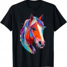 Colorful pop art Horse Lover Funny Cute Horses T-Shirt
