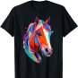 Colorful pop art Horse Lover Funny Cute Horses T-Shirt