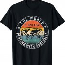 The World Is Cat Playing With Australia Lover Aussie Cute T-Shirt